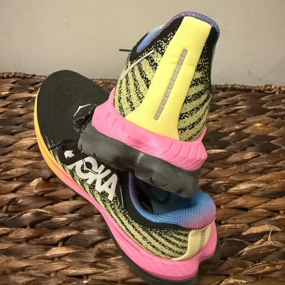 HOKA Women's Black/Multi Running Shoes - Picture 4 of 5